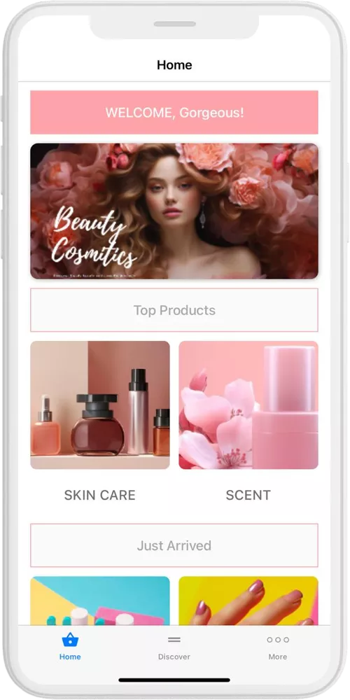 Beauty Cosmetics home ios