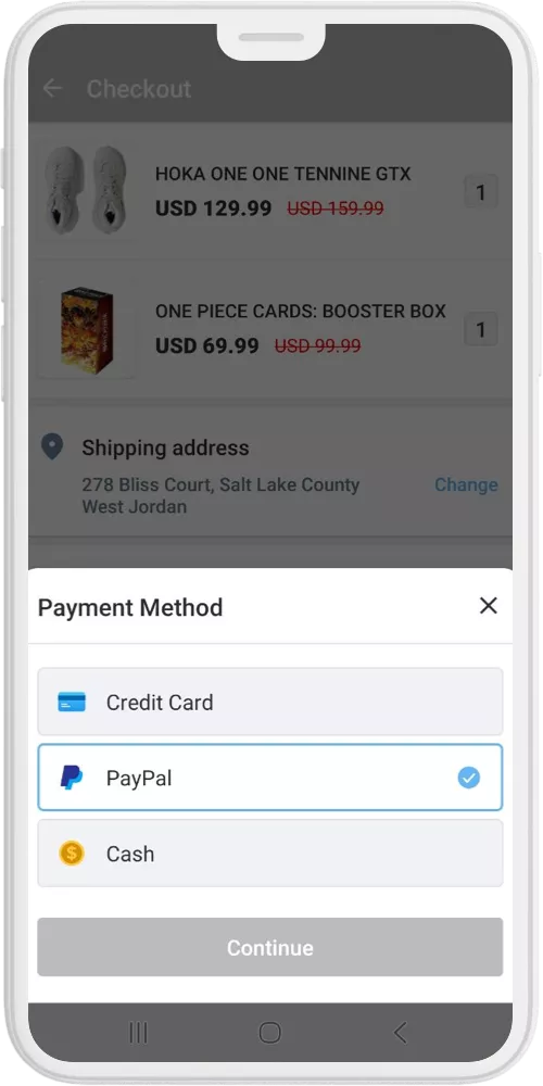 ebay checkout