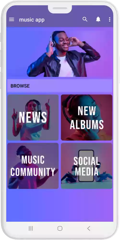 music app home