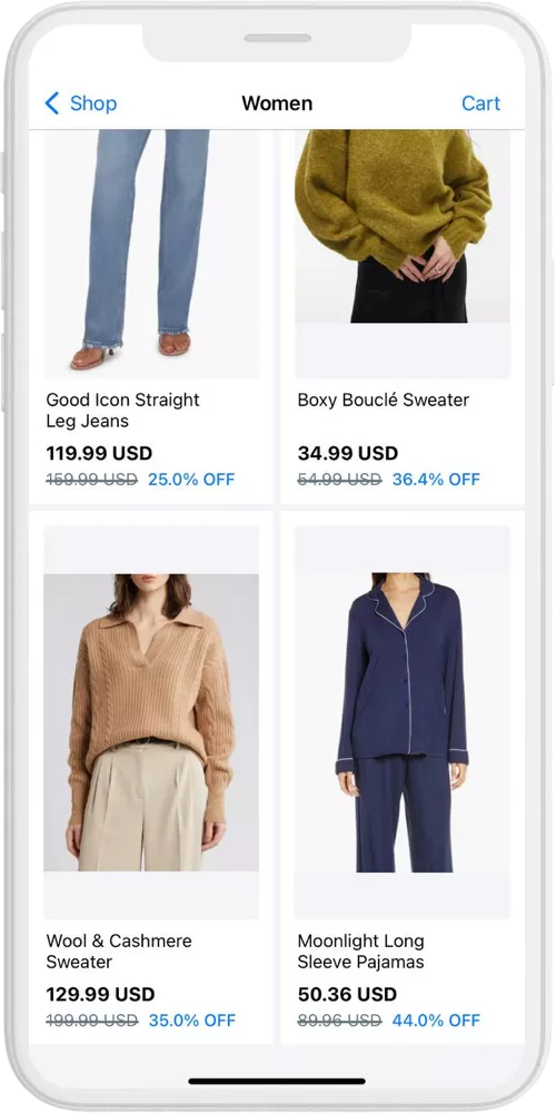 Nordstrom shop ios