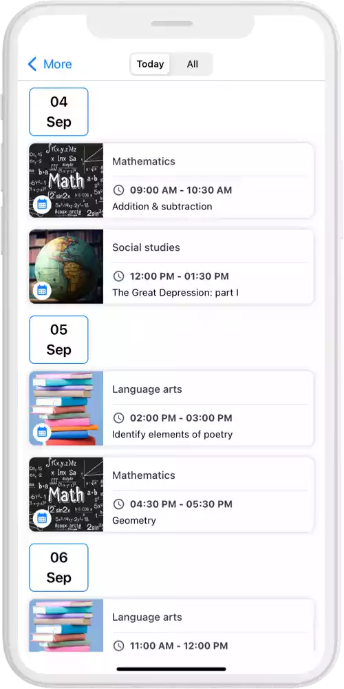 school app cal ios