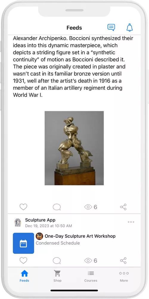 Sculpture Art feeds ios