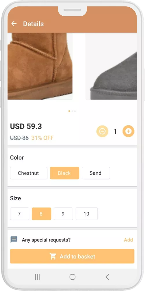 Shopping App details