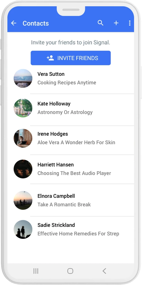 signal contacts